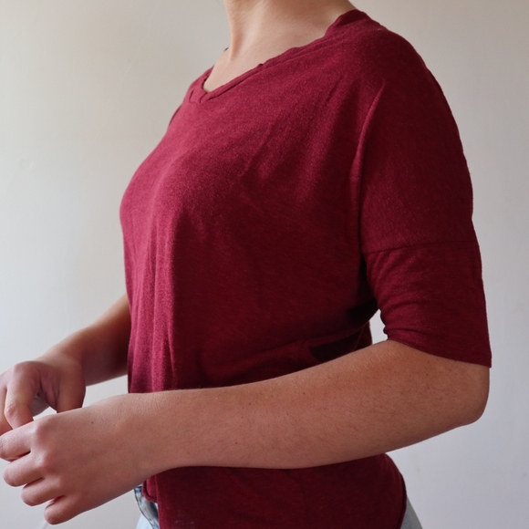 MICHELLE Red Shirt - Picture 2 of 7